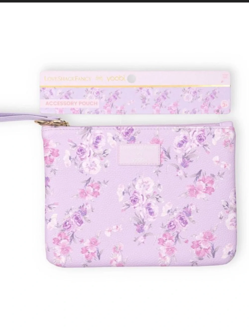 LoveShackFancy x Target - Happy Thoughts Flat Zip Pencil Cases in Hibiscus 🎀💜